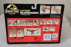1993 Kenner Jurassic Park DILOPHOSAURUS electronic Dino Screams WORKS with box