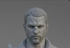 Kyle Crane Custom Head Sculpt 1/18 1/12 1/10 1/6