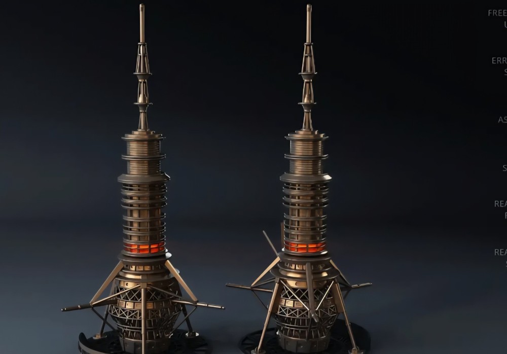 The Black Hole Uss L Cygnus Probe Ship 1/64 Scale Custom 3d Model Kit Huge 21″