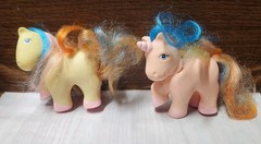 1980s Vintage Remco Pretty Pets Unicorn Lot My Little Pony Bootleg KO Lot Of 2