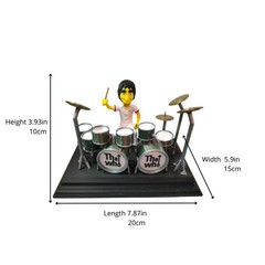 Drummer Keith moon (The Simpsons) The Who Full Color