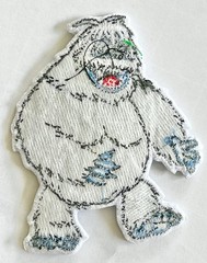 BUMBLE embroidered figure patch Christmas Rudolph Santa Abominable Snowman