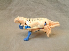 MISSING LEG Transformers Rise of the Beasts -Flex Changers: Cheetor Action Figur