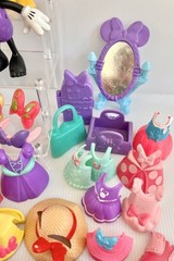 Disney Minnie Mouse Daisy Duck Dress Up Bow-tique Snap N Style Lot 75 Pieces