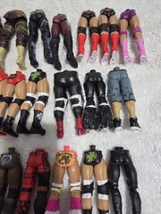 MATTEL WWE LOT OF PARTS, THIS ONE IS LOWER BODIES. LOT C