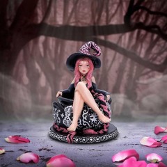 Nemesis Now Baie Rose Sugar and Spice Figurine 14.4cm, Resin, Black/Pink, Pinked