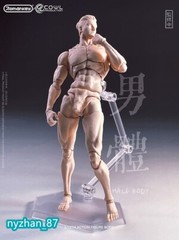 Romankey X COWL 1/12 Flexible 6″Action Figure Male Pale Muscle Joint Body w/Head