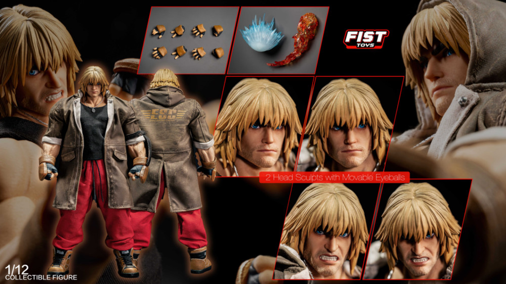 Fist Toys 1/12 Ken Masters Action Figure Street Fighter 6 SF6 Boxer Preorder
