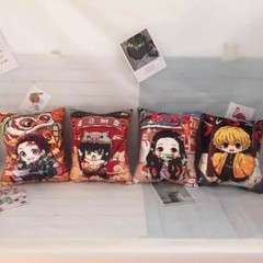 Demon Slayer Anime Manga Peripherals New Year’s Double Sided Printing Pillow