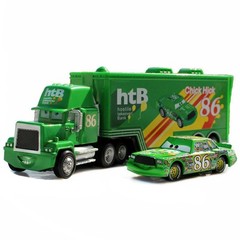 Disney Pixar Cars Lightning McQueen Jackson Storm Mack Hauler Truck+Car Toys~