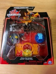 BAKUGAN Generation 3 Starter Pack Special Attack Bruiser Mantid Titaniam Trox