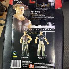 wwe wwf classic superstars toyfare magazine 1 of 3000 sgt. slaughter figure Rare