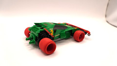 Tamiya Mini 4WD Vintage 3-Car Set Saint Dragon Vanquish Dash 2 w/Case Assembled