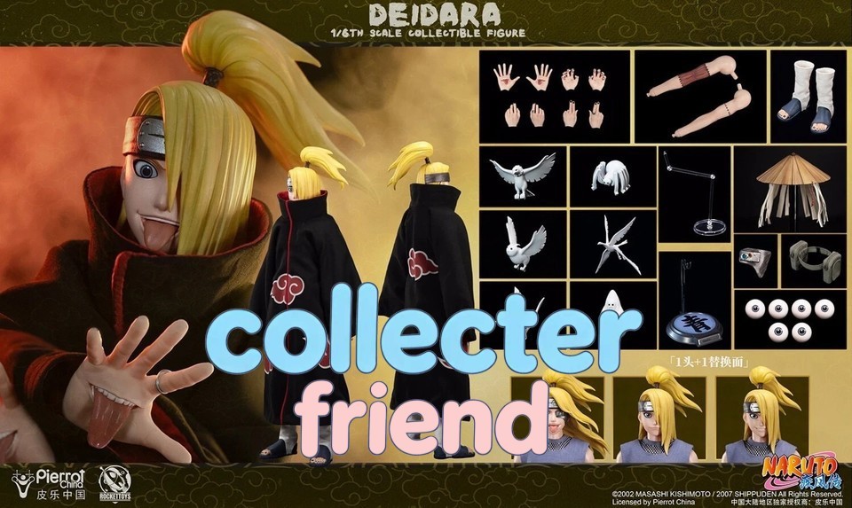 IN STOCK New RocketToys ROC-008 1/6 Deidara Collectible 12″ Action Figure NEW