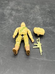 Vintage 1983 GI Joe Duke V1 Figure w/ Rifle & Backpack Broken Crotch