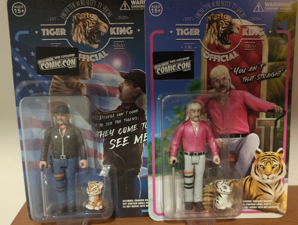 Tiger King Joe Exotic NYCC Exclusive Action Figures New York Comic Con FYE 2021