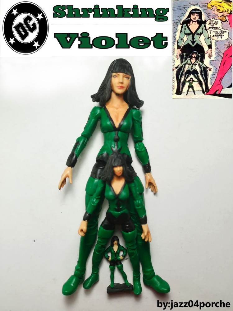 SHRINGKING VIOLET figure custom JSA JLA DC Classic universe titan Direct marvel
