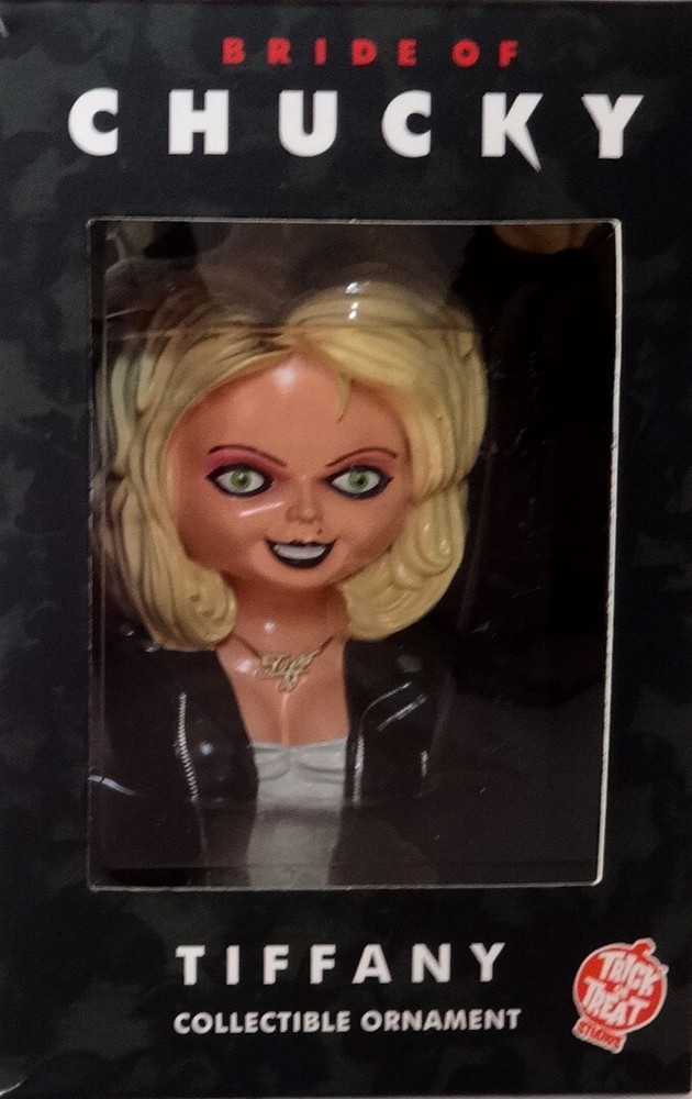 Trick or Treat Studios Holiday Horrors Bride of Chucky Tiffany Bust Ornament