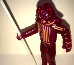 Tron Red Warrior with Staff Figure NECA 20th Anniversary Retro Disney toy