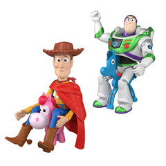 Disney and Pixar Toy Story 5 Woody & Buzz Lightyear Playscale Toy Pack, 7 Inch A