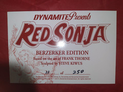 RED SONJA 45TH ANNIVERSARY STATUE BERZERKER LTD #11 of 250