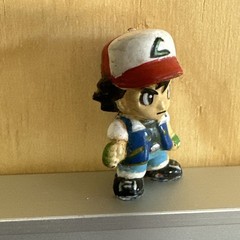 Vintage Tomy Pokemon Chibi Poke House Mini Figure 1” Human Trainer Ash Ketchum