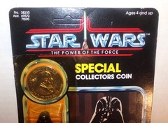 MOC 1985 Star Wars POTF Action Figure DARTH VADER 92 Back Unpunched Card