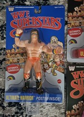 LJN WWE Superstars Series 2 Black Card ULTIMATE WARRIOR VENTURA BUNDY AUSTIN MIB