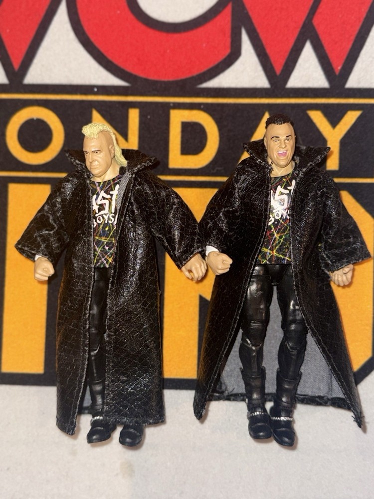 Custom Mattel WWE Elite Nasty Boys. All Soft Good Clothing