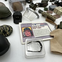 Accessories Lot 12″ GI Joe Military Guns Head Gear GI3