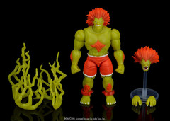 Jada Toys Street Fighter II Blanka Glow-in-the-Dark Figure EE Exclusive ~ Stock