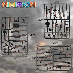 Explore with the 40-Piece Military Weapons Pack – Blackish Brown Fun for Boys 6+
