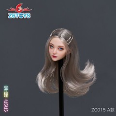 Z6TOYS 1:6 Head Sculpt Moveable Eye Girl ZC015A For 12″Female PH TbL Figure Doll