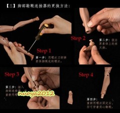 Universal 9Pcs Neck Joint Connector Fit 1/6 Scale 12″ Head Sculpt Hot Toys Body