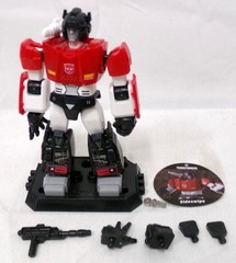 Blokees Transformers Galaxy Version 03 Sideswipe Autobot Run Complete
