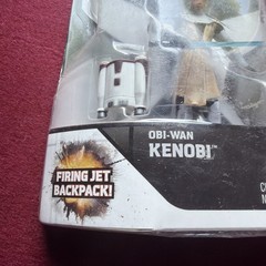 Star Wars Clone Wars Obi-Wan Kenobi 3.75″ Figure Animated 2008 Hasbro Sealed