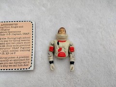 1983 Gi Joe Sky Striker ARAH – Incomplete- Missing Parts- Ace File Card
