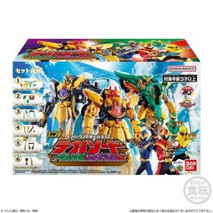 No.1 Sentai Gozyuger Mini Pla 01 02 03 04 complete 24 BOX set Plastic model kit.