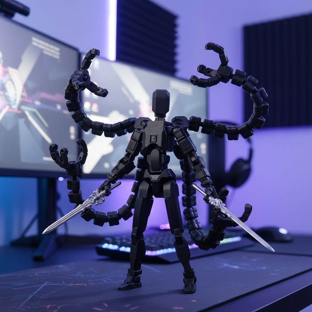 T13 Action Figure 7.2 Inch – Complete with Hands & Weapons for Customization