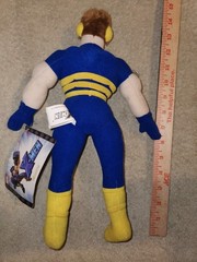 Lot of 4 X-Men Marvel Kellytoy Wolverine Magneto Captain Cyclops Plush Dolls Toy