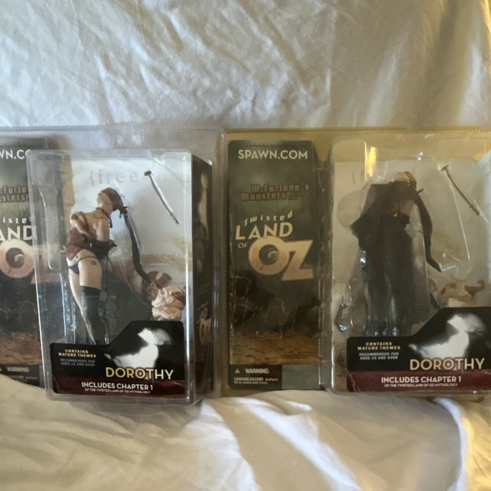 Twisted Land of Oz McFarlane Toys Dorothy Action Figure Censored and Uncensored