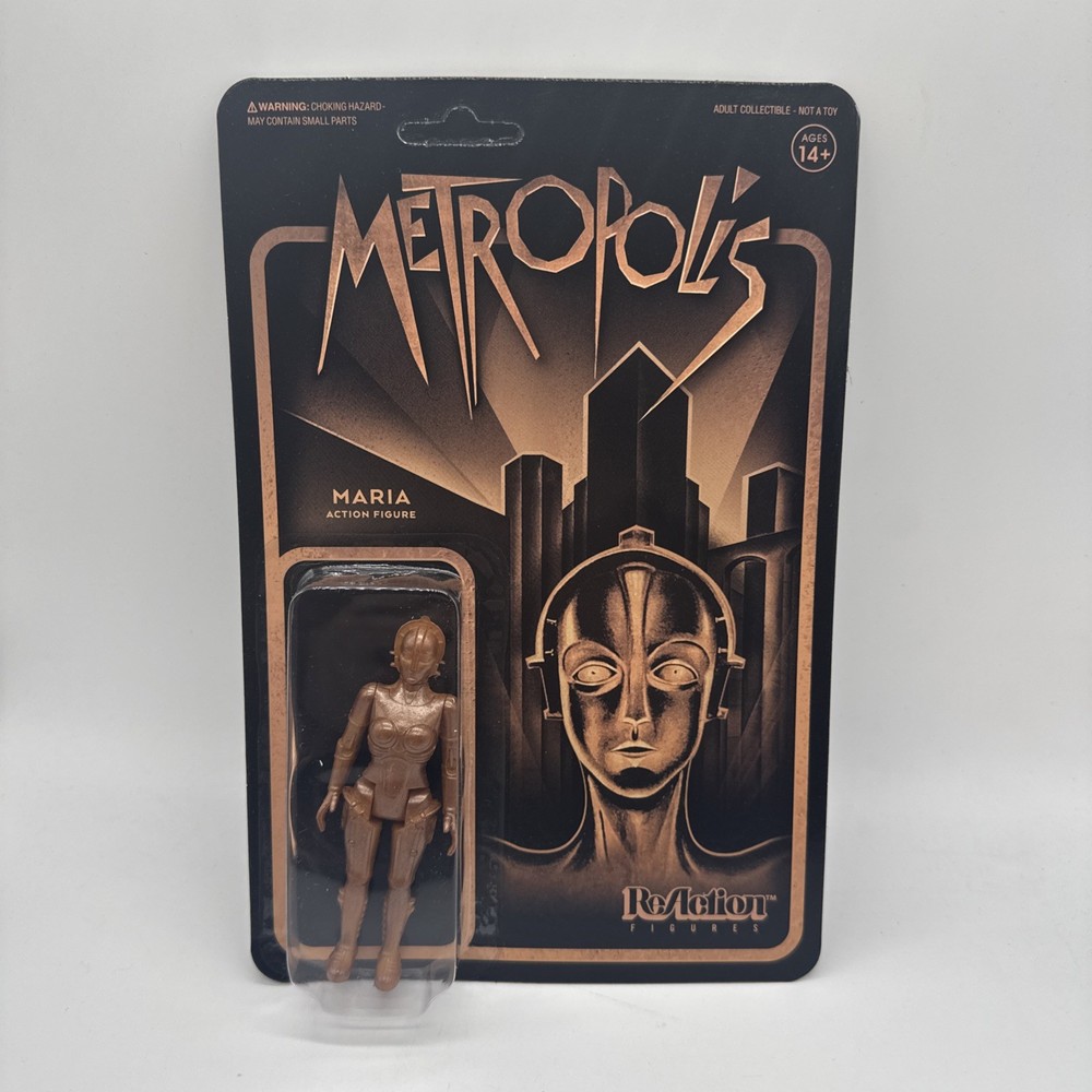 Metropolis Robot – Maria Gold 3.75″ ReAction Figure by Super 7 Maschinenmensch