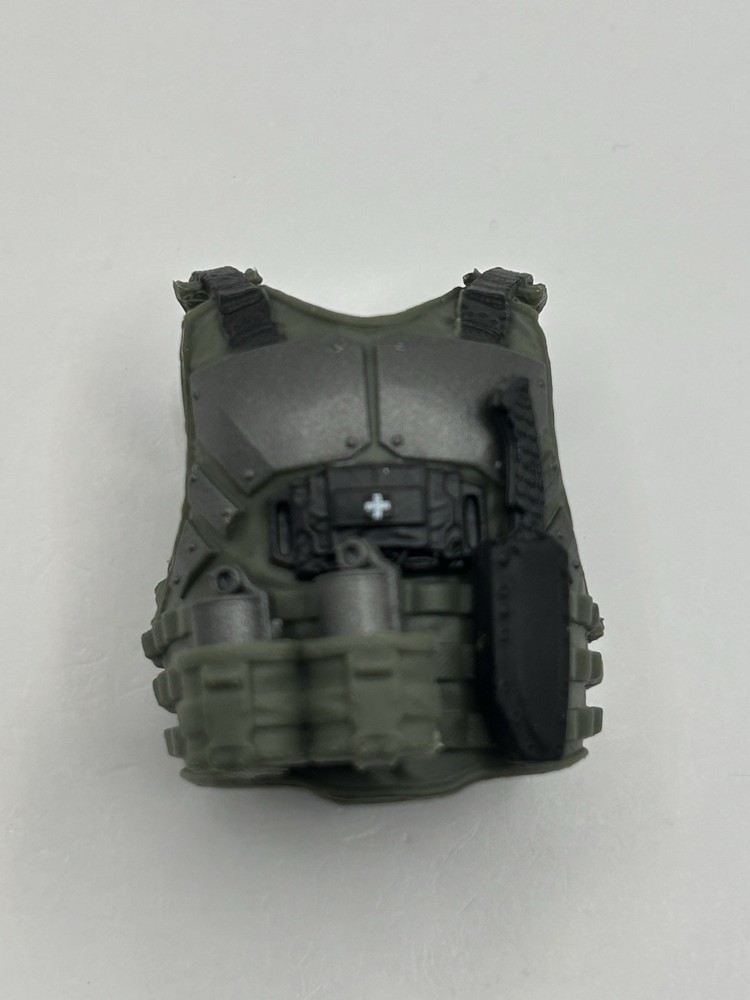 Valaverse Action Force Tactical Vest With Knife & Tear Gas (O) Fodder 1/12 Scale