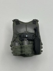 Valaverse Action Force Tactical Vest With Knife & Tear Gas (O) Fodder 1/12 Scale