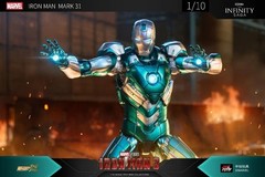 ZD Toys Marvel Iron Man 3 1/10 Iron Man MK31 Action Figure