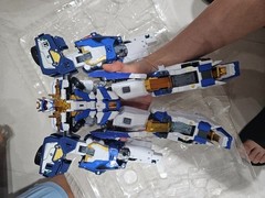 Metal Cardbot S Bluecop Trinity Transforming Robot Figure SAMG Korea Toy Mecha K