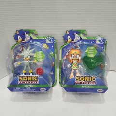 Jakks Pacific Sonic The Hedgehog 35th Anniversary Tikal And Silver 4″ Figures