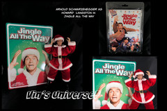 Custom 8″ Mego Arnold Schwarzeneger Howard Jingle all the way Action Figure