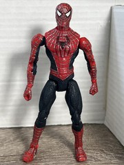 2003 Spider Man 2 Super Poseable 6” Action Figure, Toy Biz