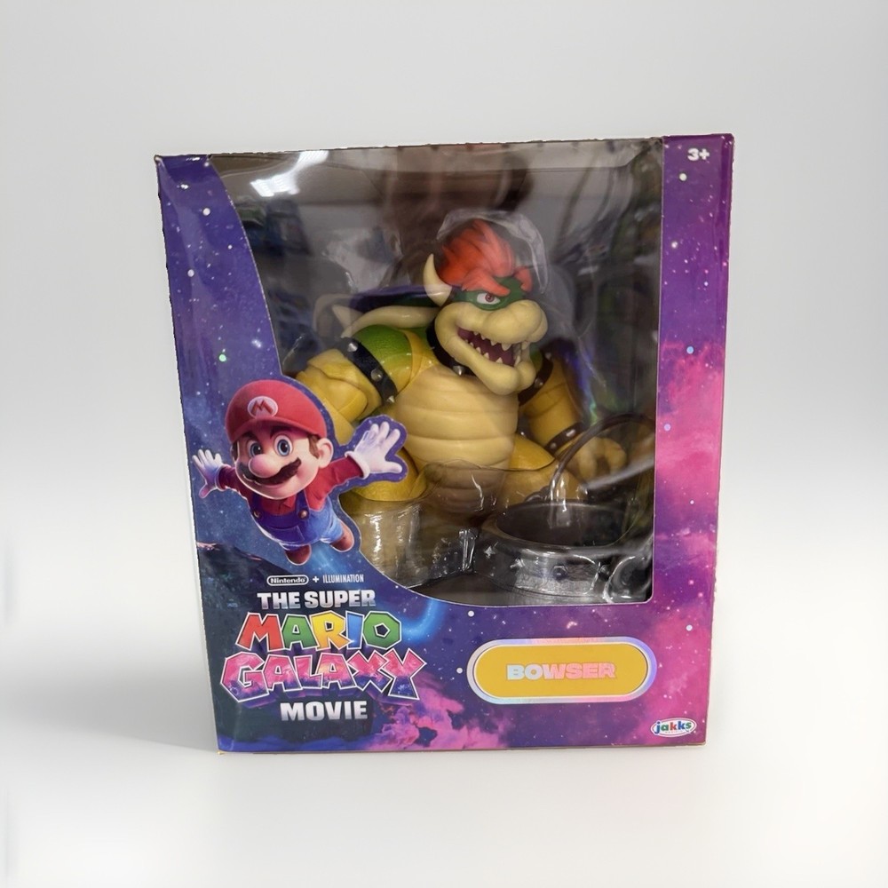 Nintendo Super Mario Galaxy Deluxe Bowser With Cauldron Jakks Pacific IN HAND